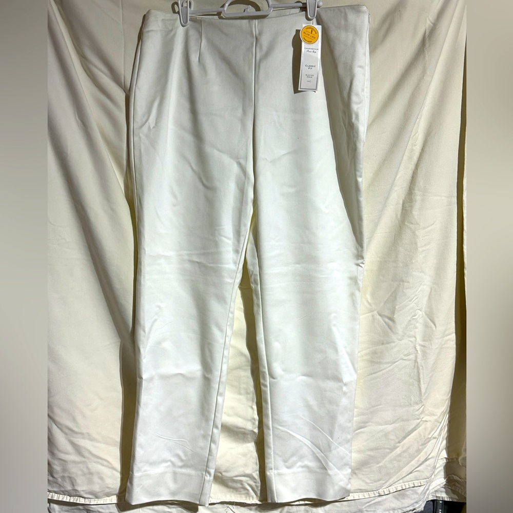 Charter Club Side-Zip Classic Fit Ankle Pants - NWT - Size 14